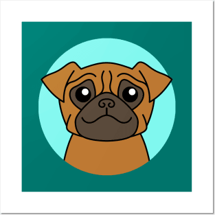 Cute Pug Posters and Art